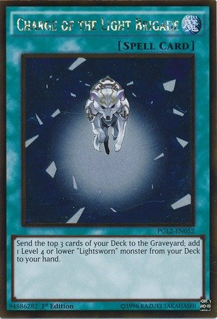 Yu-Gi-Oh! - Charge of the Light Brigade (PGL2-EN052) - Premium Gold: Return of the Bling - 1st Edition - Gold Rare by Yu-Gi-Oh!