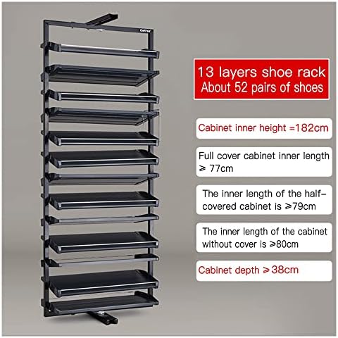Shoe Storage Cabinet Cabinets Hallway Slim Cupboard Cupboards Hallways Slimline，Shoe Storage Cabinet - Slim Rotating Metal Rack for Narrow Spaces