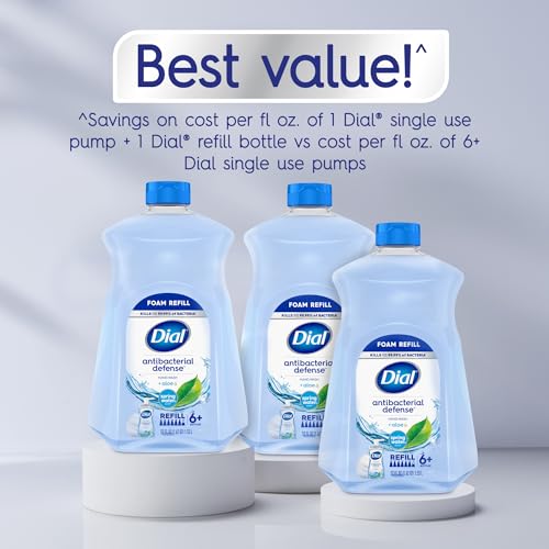 28% Off Dial Antibacterial Foaming Hand Soap Refill, 52 fl oz