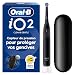 Oral-B Brosse à Dents Electrique iO 2 avec 1 Brossette de Rechange, Noire