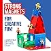 Playmags Magnetic Figures Community Set of 15 Pieces - Play People Perfect for Magnetic Tiles Building Blocks - STEM Learning Toys Children – Magnet Tiles Expansion Accessories Pack (Styles May Vary)
