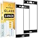 Mr.Shield [2-PACK] Designed For Sony Xperia XZ1 [Tempered Glass] [Full Cover] [Black] Screen Protector with Lifetime Replacement