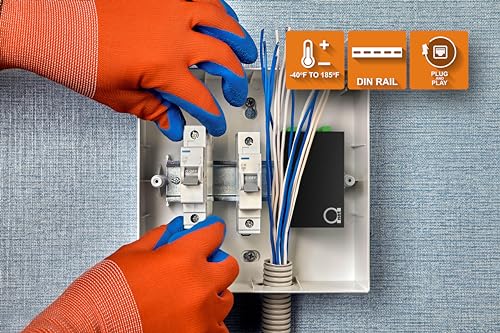 Image of DIN-Rail Mount Versatile Ethernet Extender Over Any 2-Wire Cable /BNC, 10 /100 BaseT, 1000m | 3280.84 feet Distance, 12~24VDC, Plug & Play, Low Power Consumption, Small Size, Extended Temperature Range