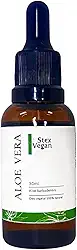 Óleo Vegetal de Aloe Vera (Babosa), Stex Vegan, 100% Natural e Puro | Anti Idade, Anti Manchas, Redução do Frizz (30mL Conta Gotas Vidro)