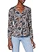 Produktbild TOM TAILOR Denim Damen Basic Blouse, 24904-navy Flower Print, XS