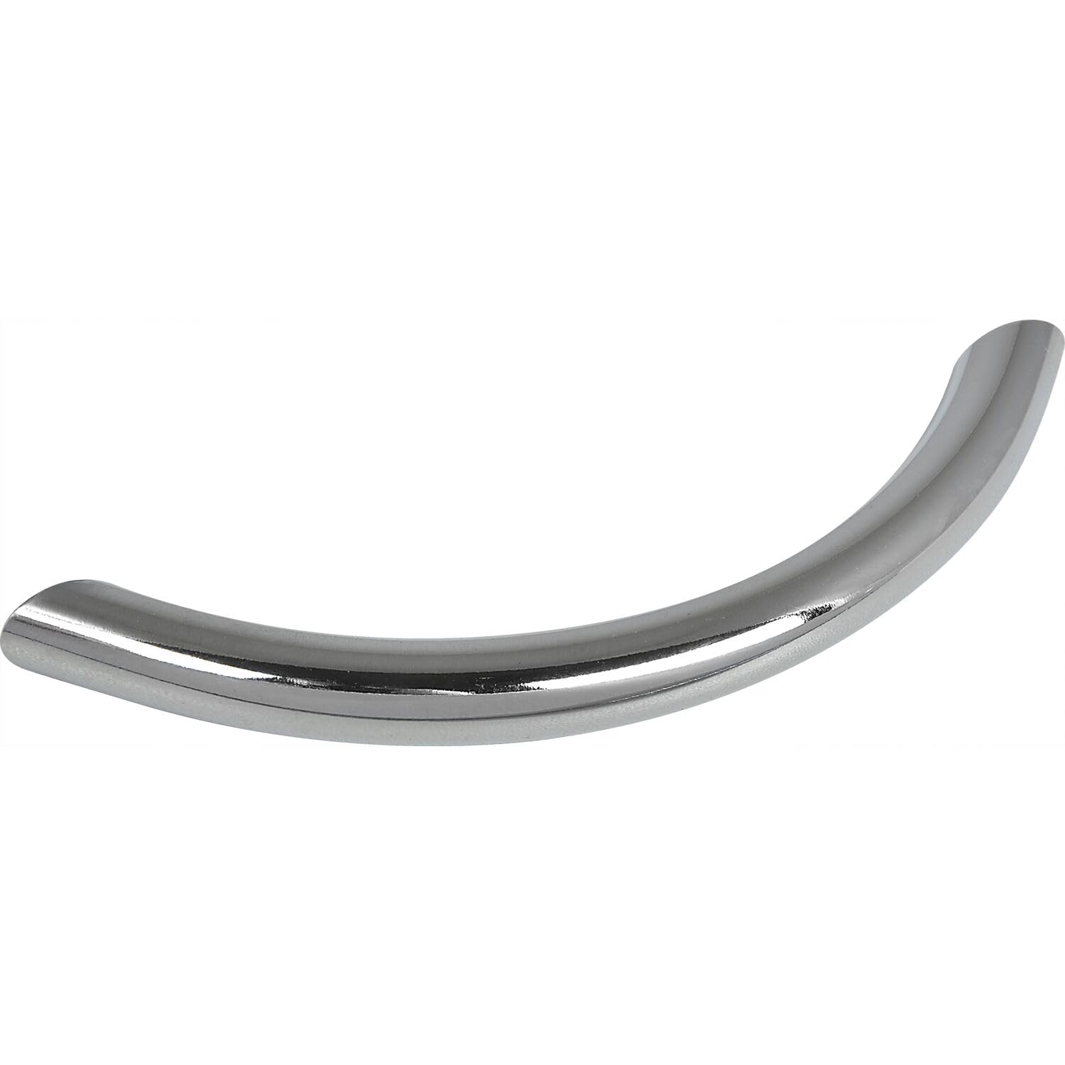 Sun Chain Fohla LA Handle 96 mm Curved Furniture Handle Width 116 mm Polished Chrome-Plated Steel, Polished Chrome Finish
