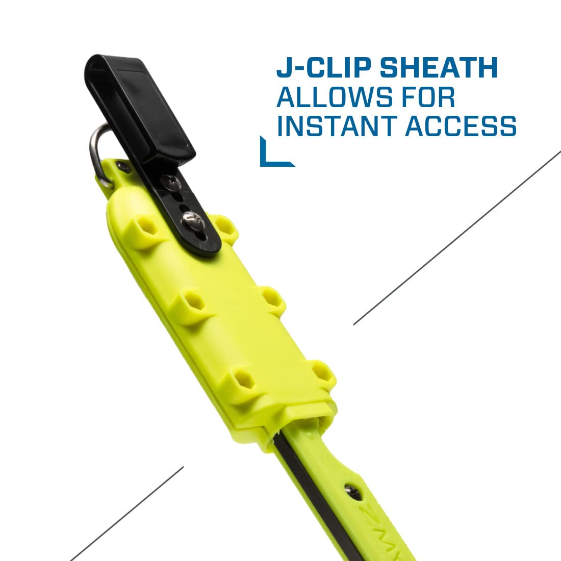 SCUBAPRO Jawz Ti, herramienta de rescate multiusos todo en uno, negro/amarillo