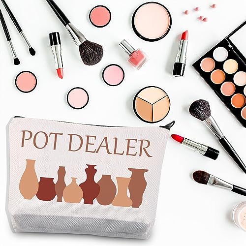 PLITI Pottery Artist Gift Pot Dealer Makeup Bag Ceramic Artist Gift Pottery Lover Gift Pottery Student Graduation Zipper Bag (Pot DealerU) - Image 3