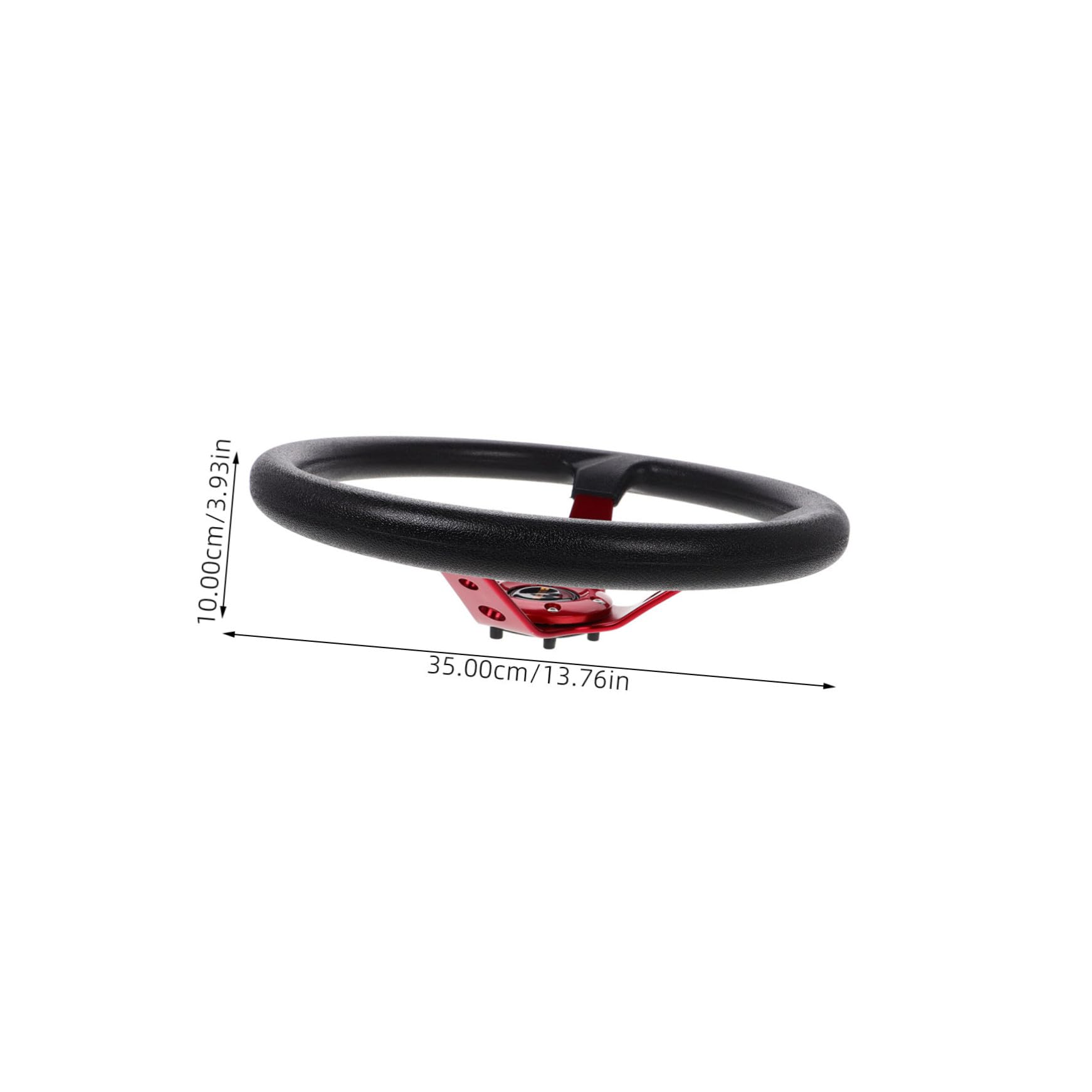 Abaodam Volante Pu Per Auto Sportive e Simulatori Design Karting Con Pulsante Horn Rosso Per Drift e Corse