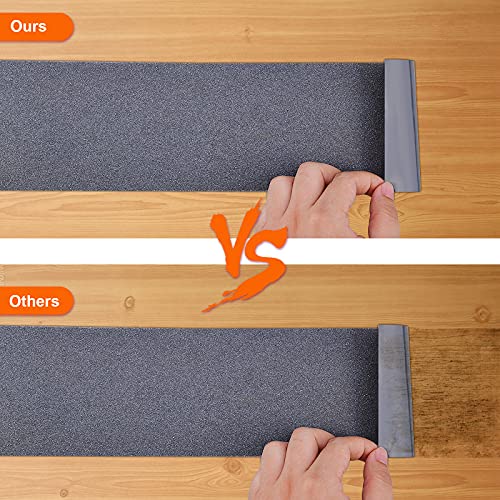 Image of Qingluan Anti Slip Tape Heavy Duty Grip Tape Non Slip Stair Treads Waterproof High Traction Safety Tape for Indoor Outdoor Stairs Steps Floors (Grey, 2 Inch x 59ft)