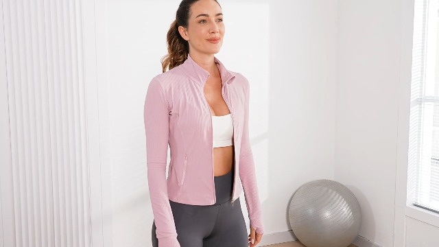 ウェア AUTHENTIC LOGO RIBBED TRAINING PISTE Amazon.com : MathCat Ribbed Athletic Jacket for Women,Full Zip