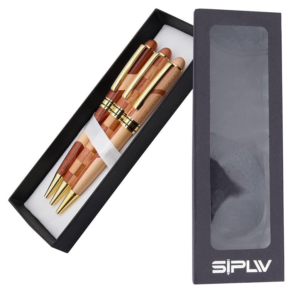 Penna A Sfera In Legno Vintage – Lusso E Stile Con 2 Ricariche