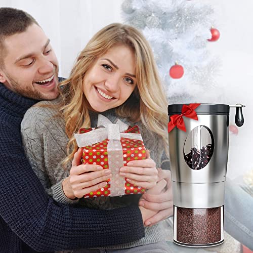 Jweweunyu Molinillo de café manual, mango plegable, ajuste ajustable, adecuado para camping y uso doméstico - Imagen 6