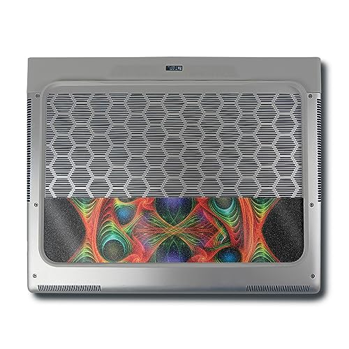 Image of MightySkins Glossy Glitter Skin Compatible With Alienware X16 R1 (2023) Full Wrap Kit - Fabric Fractal | Protective, Durable High-Gloss Glitter Finish | Easy To Apply & Change Styles | Made in the USA
