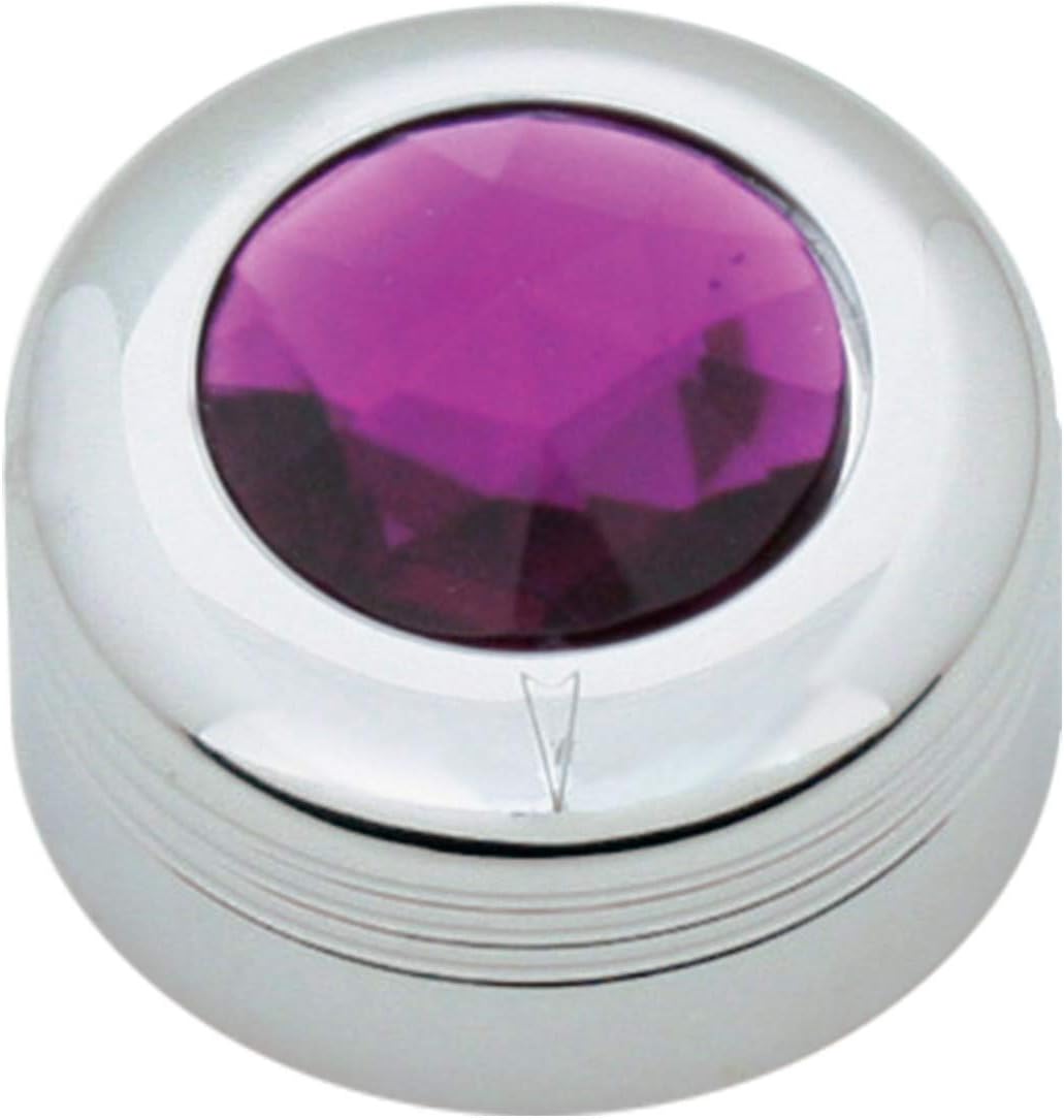 GG Grand General 69030 Chrome Plastic A/C Knob with Amber Jewel for Peterbilt 2005 Up