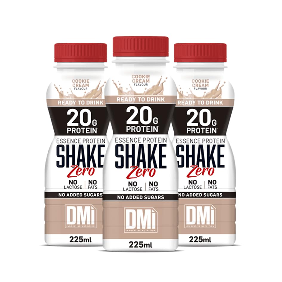 DMI-ESSENCE PROTEIN SHAKE ZERO (12 x 225 ml) (12 x 225ml, Cookies cream)
