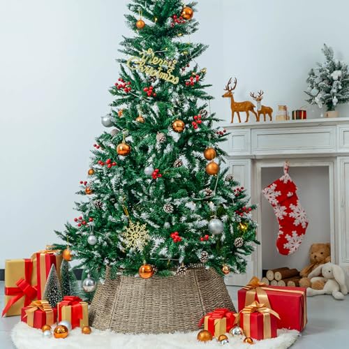 CubesLand-Christmas-Tree-Collar-for-75ft-TreesSeagrass-Christmas-Tree-Skirt-27Handcrafted-Christmas-Tree-Collar-for-Artificial-TreesWarm-Rustic-Tree-Skirt-Farmhouse-Tree-Collar-Tree-Base-Cover CubesLand Christmas Tree Collar for 75ft TreesSeagrass Christmas Tree Skirt 27Handcrafted Christmas Tree Collar for Artificial TreesWarm Rustic Tree Skirt Farmhouse Tree Collar Tree Base Cover
