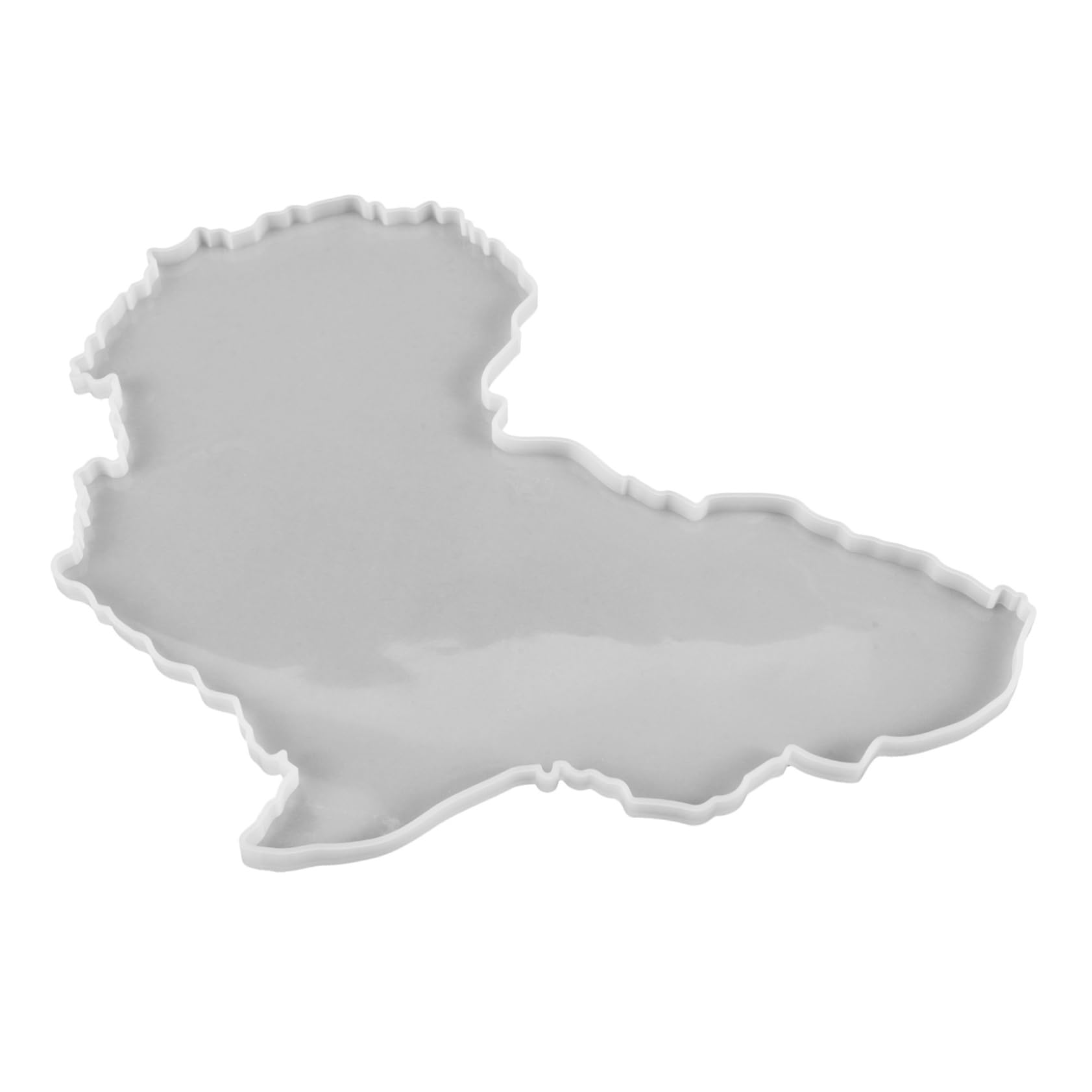 VILLCASE 3 Pièces Bac à Cartes Afrique - DIY décoration - Moule résine - Moule de décoration Moule en Silicone Moule de Carte de l'afrique pour Le Bricolage Gel de silice Blanche