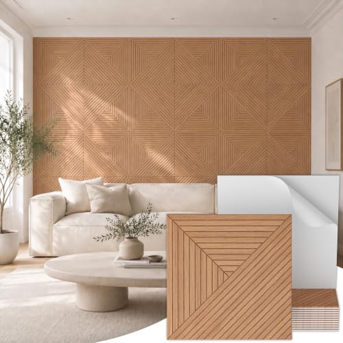 TONOR Decorative Acoustic Panels for Wall, 60×60cm - 2.16m², 12-Pack