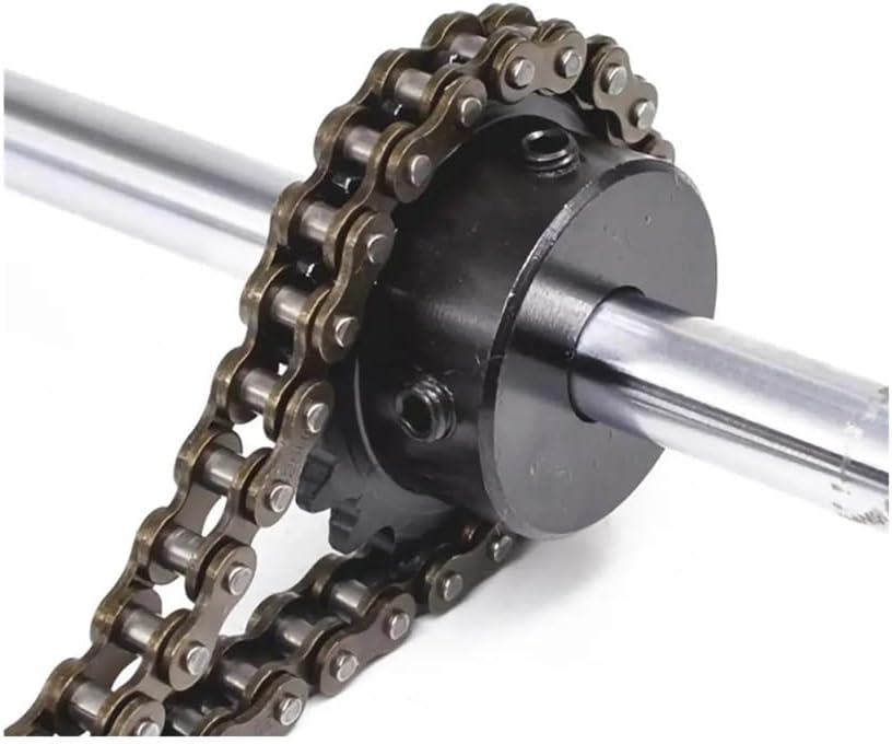 Mechanical Roller Chain Sprockets Tooth Roller Chain Sprocket,1Pcs 10-23 Tooth 04C Chain Gear 45# Steel 6mm-16mm Bore Industrial Sprocket Wheel Motor Chain Drive Sprocket(8mm)