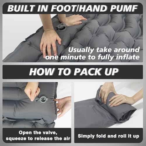 Bestevmod BE-TC-TBAM Truck Bed Air Mattress Camping Compatible With Cybertruck 2023 2024 Accessories Pickup Air Bed Custom Fit With Built In Pump & Carry Bag Bed Back Seat Air Mattress Travel Vacation Camping thumb #2