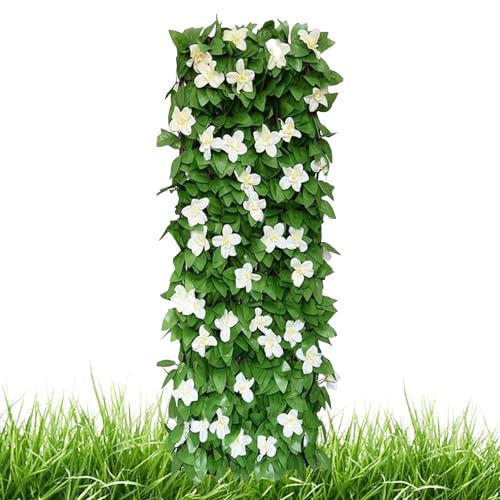 Panneaux muraux de verdure avec fleur haie artificielle extensible balcon cour extérieur