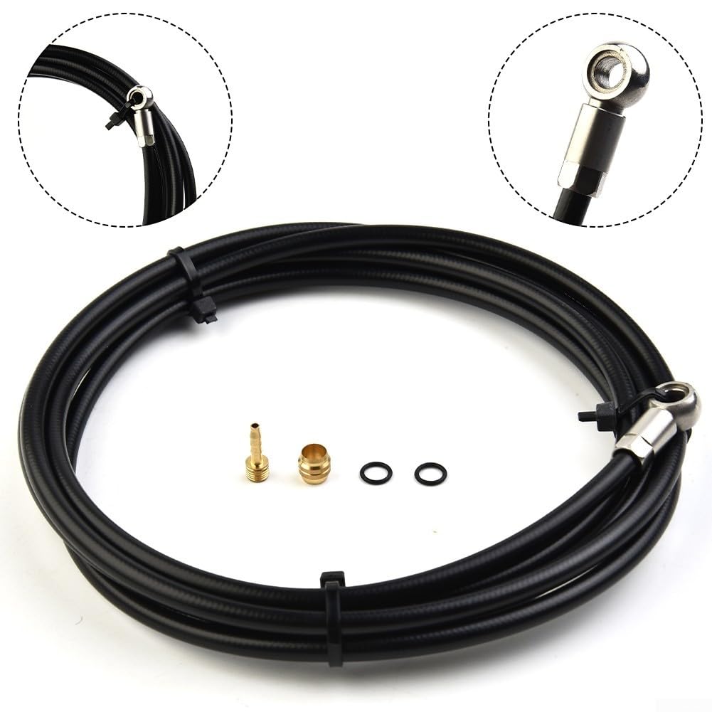 2 m set di tubi freno per bicicletta, compatibili con MAGURA MT5/MT6/MT7/MT8 e componenti per bicicletta MT Trail, raccordo banjo da 5 mm