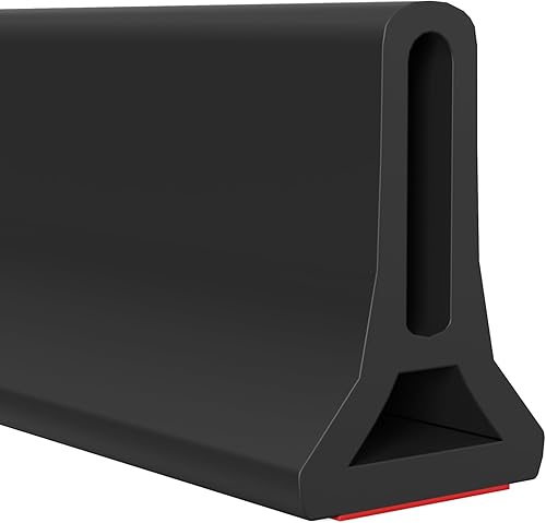 Barrera de agua plegable de 3, 5, 6, 8 y 10 pies, barrera Watei para ducha y tapón de agua que mantiene el agua dentro del umbral de agua para