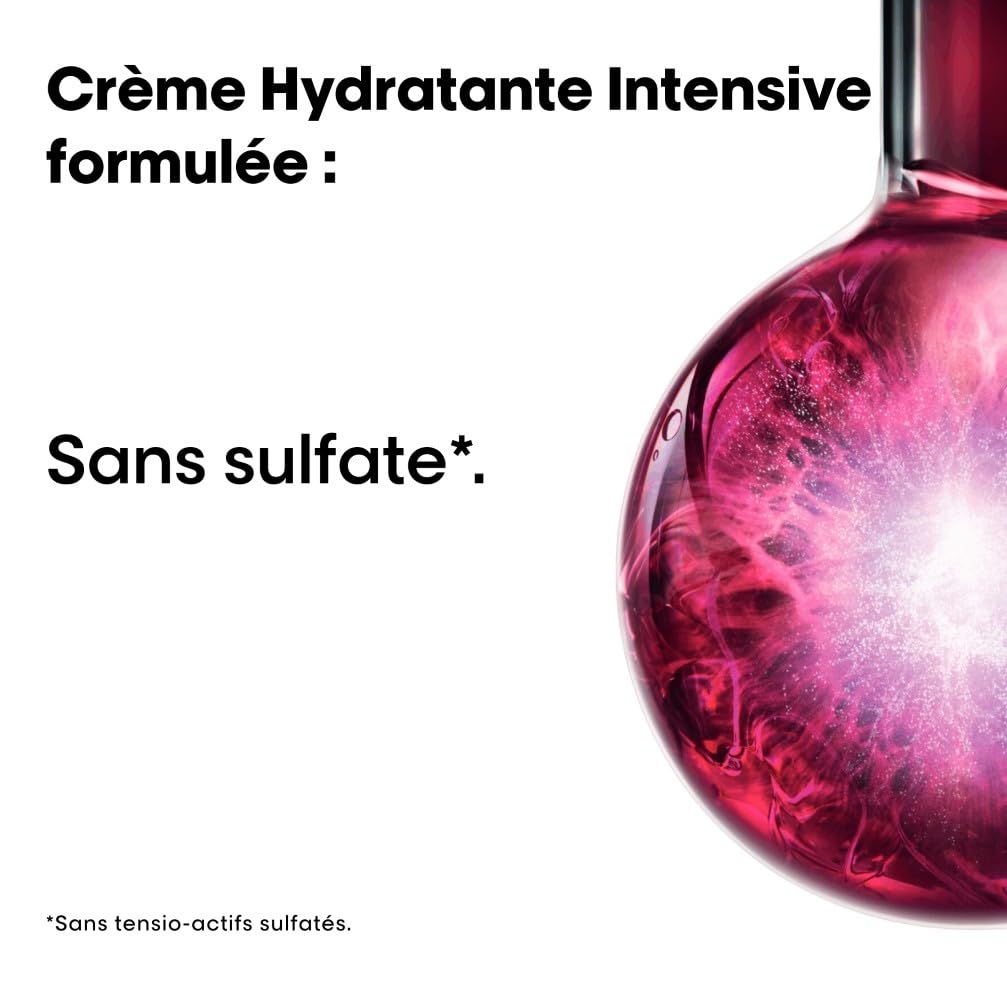 L'OREAL PROFESSIONNEL - Crème Cheveux Bouclés Hydratante Intensive Curl Expression - Soin Sans Rinçage Cheveux Bouclés, Frisés & Crépus - Hydratation 24H & Thermoprotection - Glycérine & Urée- 200 ml