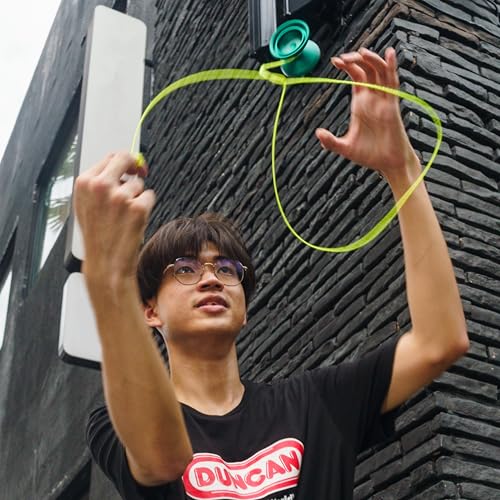 Duncan Toys Windrunner Yo-Yo [Red with Blue and Gold Splash] - Unresponsive Pro Level Aluminum Yo-Yo with Double Rim, Concave Bearing, SG Sticker Response by Duncan - Image 3