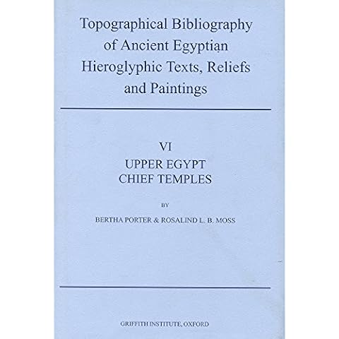 Topographical Bibliography of Ancient Egyptian Hieroglyphic Texts Cover