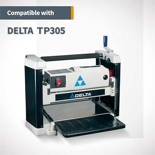 Miniatura 6 de POWERTEC Cuchillas cepilladoras de 12-12 pulgadas para Delta 22-560, 22-565, TP305, TP400LS, repuesto para cuchillos cepilladores 22-562, juego de 2