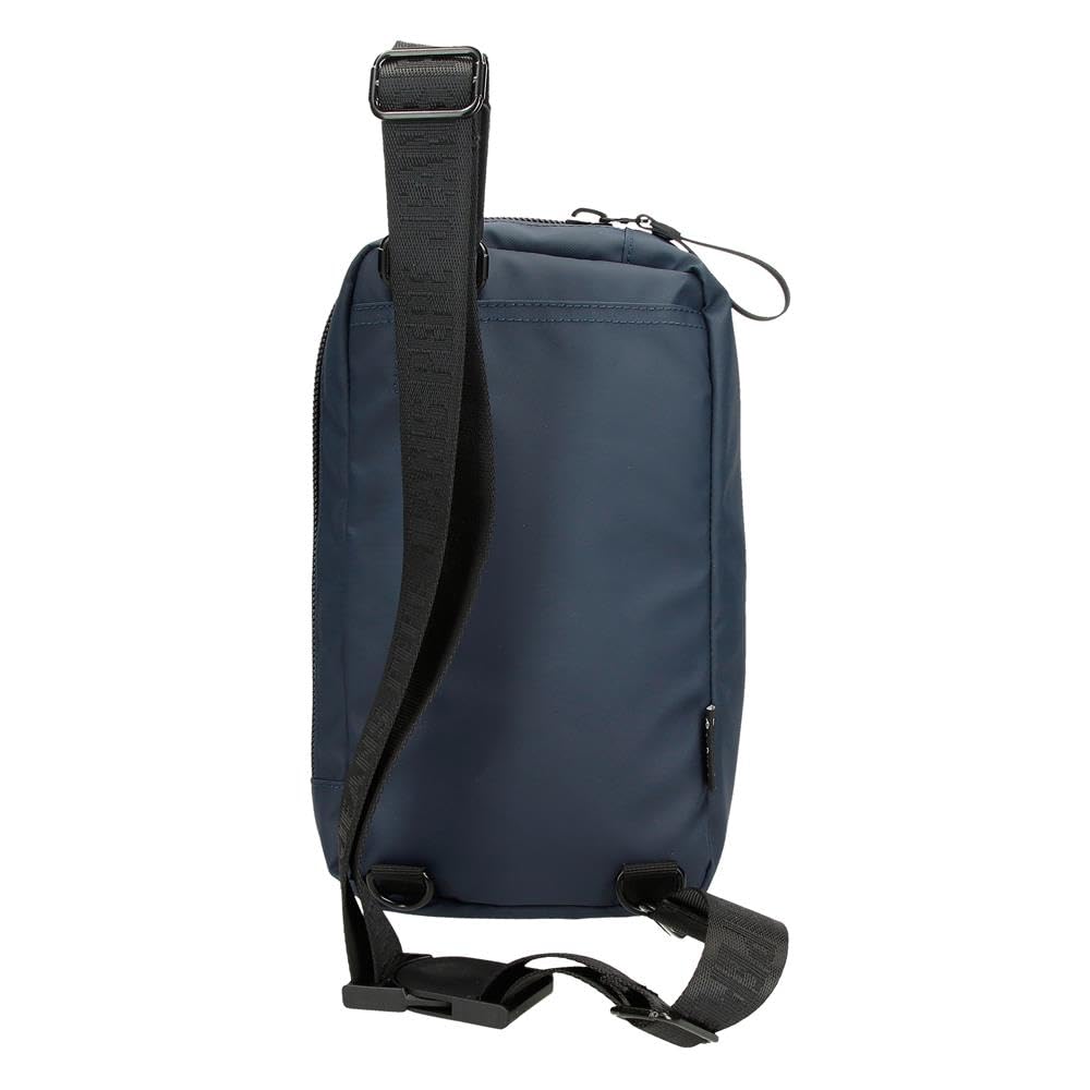 Pepe Jeans Hoxton Obudowa na messenger Niebieski 14x25x6 cms Poliester, niebieski, Talla única, Torba na ramię