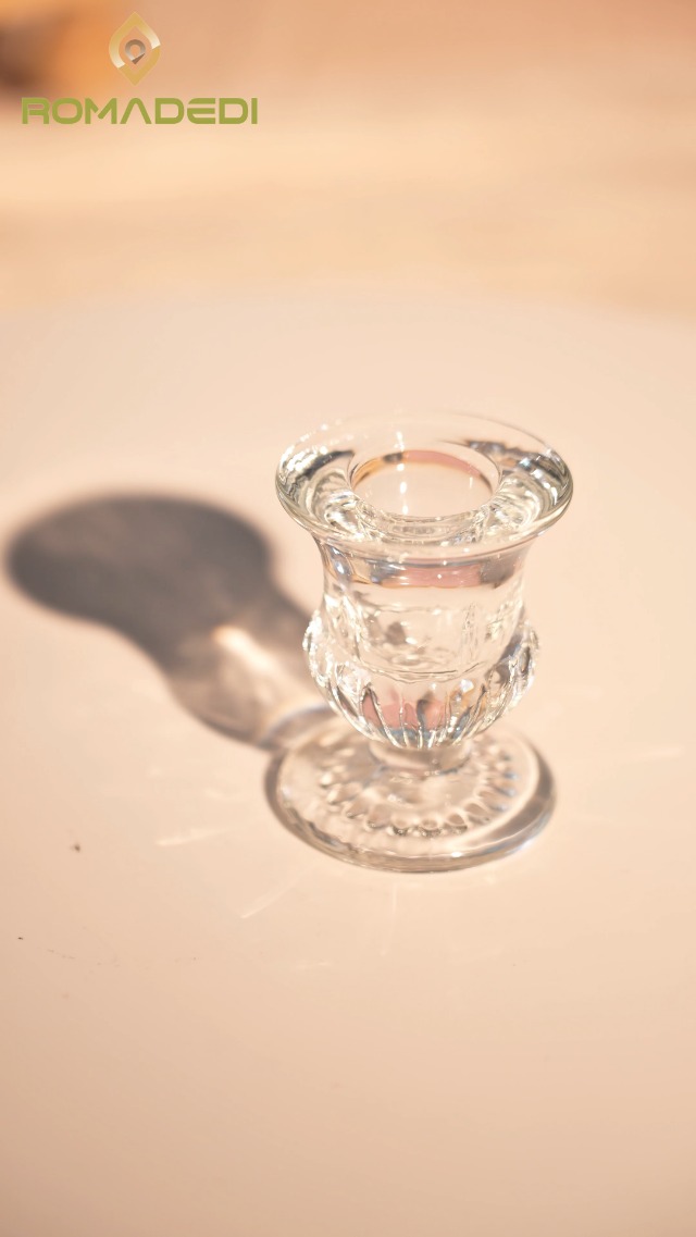 Lot De 20 Petits Bougeoirs En Verre Pour Bougies Coniques - Décoration Mariage Noël Table
