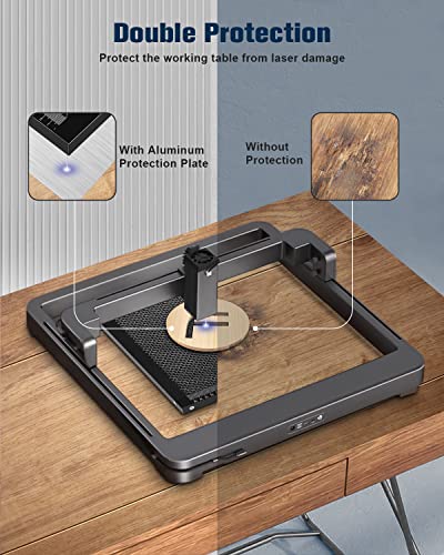 Panel de trabajo de panal para máquina de corte láser con base de aluminio 6