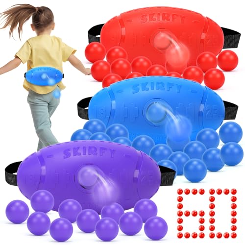 3 Pack Shaking Swing Balls Set for Kids Adults, Outdoors Indoors Birthday Games Toy with 60 Balls, Carnival Bachelorette Party Games for Boys and Girls, Lawn Minute to Win It for Kid 4 5 6+