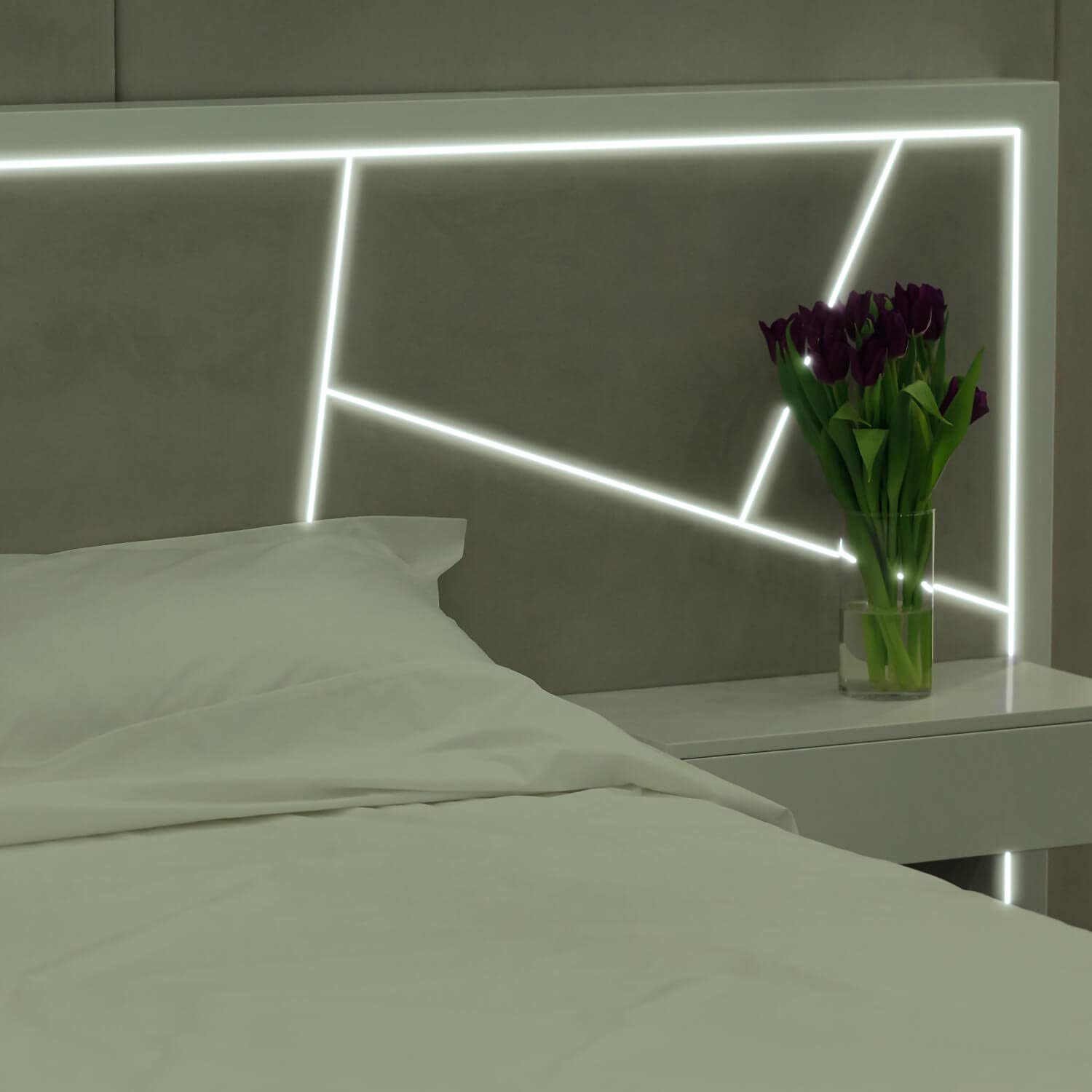LED Universum Tira LED COB de 4 zonas, RGB-W, con mando a distancia, controlador y fuente de alimentación, filamento prémium, 24 V, IP20 RGB-WW, multicolor (7 metros)