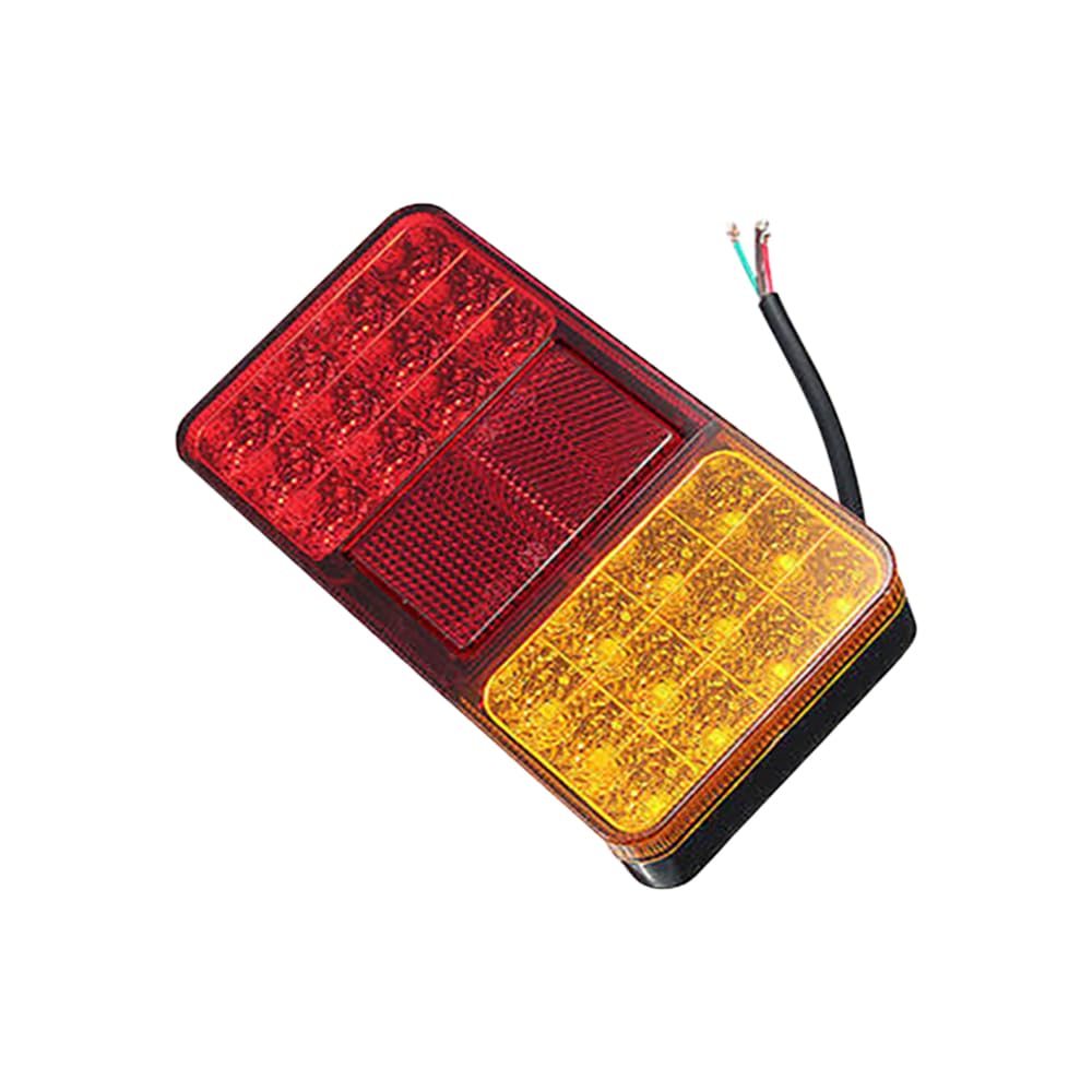 Conjunto de luces traseras traseras derechas para 1 UNIDS 12 V 24 V LED Luz Trasera Luz Trasera para Giro para Indicador de Señal Lámpara de Freno Luz de Freno Trasera para Coche para Camión Remolque