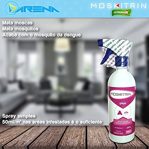 Repelente para Insetos - Mosquitos e Moscas Moskitrin 500ml