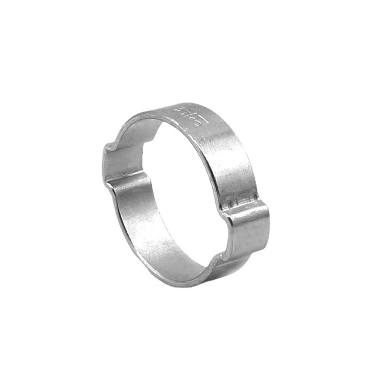 Abrazaderas de doble oreja Abrazaderas de manguera de doble oreja de acero inoxidable, 10 Uds./20 piezas Uds., 3-46mm, Kit de combustible for tubería de agua(37-40mm(10pcs))