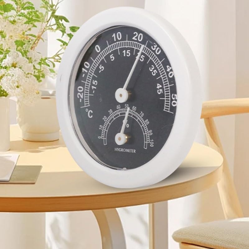 Wall Mounted Indoor Digital Thermometer with Dial Pointer Type