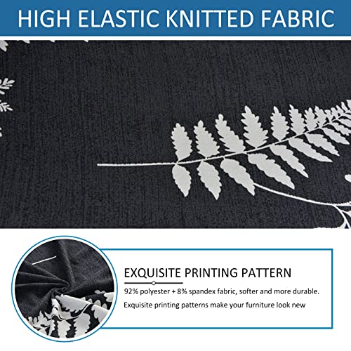 JHLD Stretch Ottoman Cover, Rectangle Ottoman Slipcovers Printed Footstool Protector Covers Elastic Storage Ottoman Slipcover Removable Washable For living room -V-large - Cosy Home Interiors JHLD Stretch Ottoman Cover, Rectangle Ottoman Slipcovers Printed Footstool Protector Covers Elastic Storage Ottoman Slipcover Removable Washable For living room -V-large - Image 4