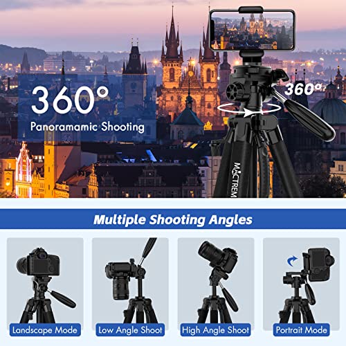 Image of MACTREM 75in Aluminum Lightweight Travel Tripod for DSLR Camera Phone iPad