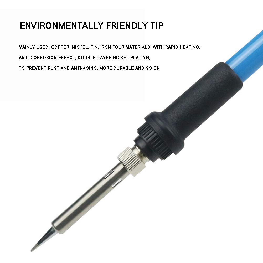 Set Saldatore Per Pirografia 60W - Temperatura Regolabile Per Incisione Legno, Cuoio E Saldatura