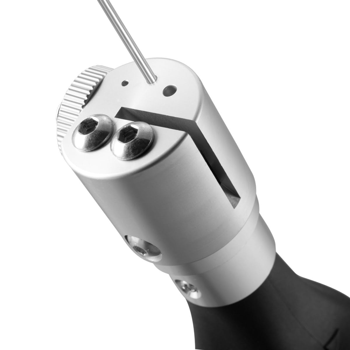 STAHLWERK Wolframschleifgerät (WS-20 M) mit 125 W für Elektroden 1,6–3,2 mm | Handlicher Wolframschleifer mit stufenlos regulierbarer Drehzahl 2.000–20.000 U/min und 25 mm Diamantschleifscheibe