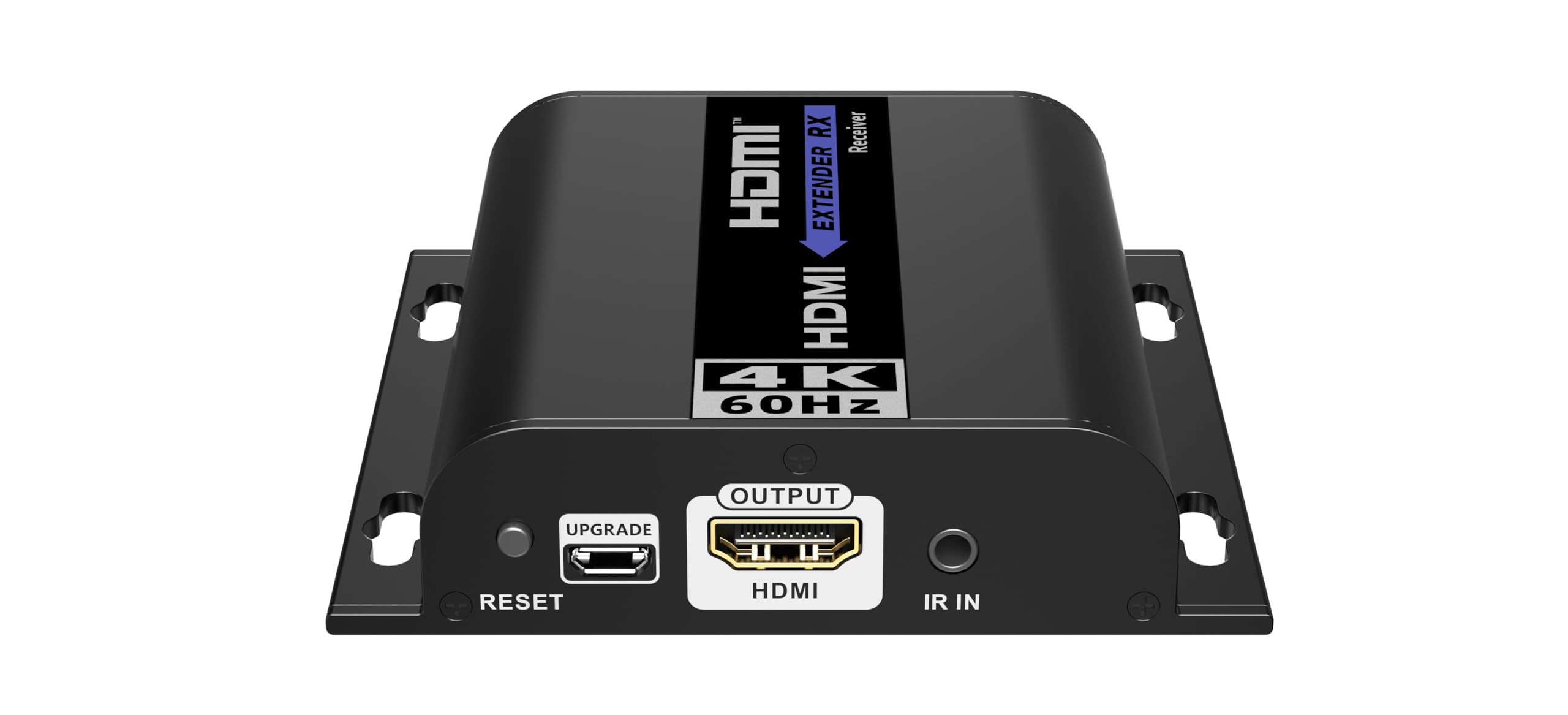 PremiumCord Extensor HDMI 4K hasta 120 m vía LAN, Over IP, Cat5/5E/6, UHD 4K 2160p 60Hz, Full HD 1080p, 4:4:4, HDMI 2.0, HDCP 2.2, Carcasa Robusta de Aluminio
