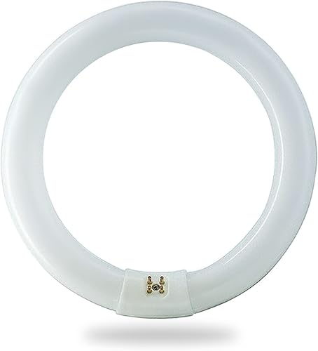 BULBMASTER FC12T9D - Bombilla circular fluorescente redonda T9 de 32 vatios de 12 pulgadas, luz diurna 6500K, FC12T9 1930 lúmenes G10Q base de 4