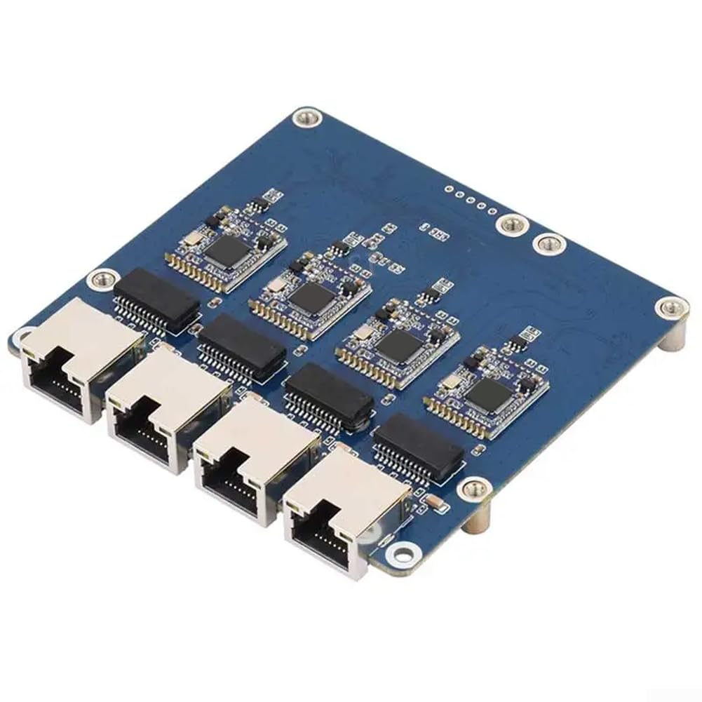 Adaptateur Ethernet 4 Ports Driverless pour Raspberry Pi 5(Gigabit ETH Board)