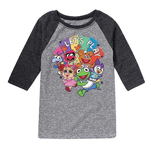 Disney Muppet Babbies - Let's Play - Toddler & Youth Raglan Graphic T-Shirt