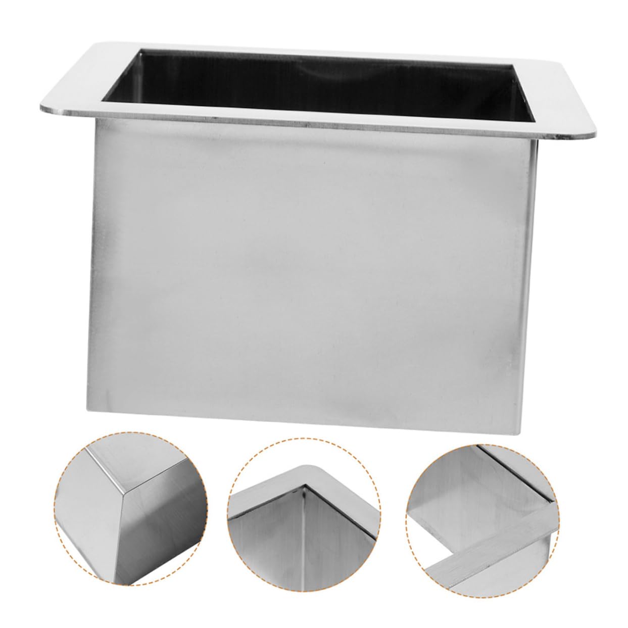 KOMBIUDA 180a Kitchen Counter Decor Stainless Steel Waste Chute Grommet for Spaces